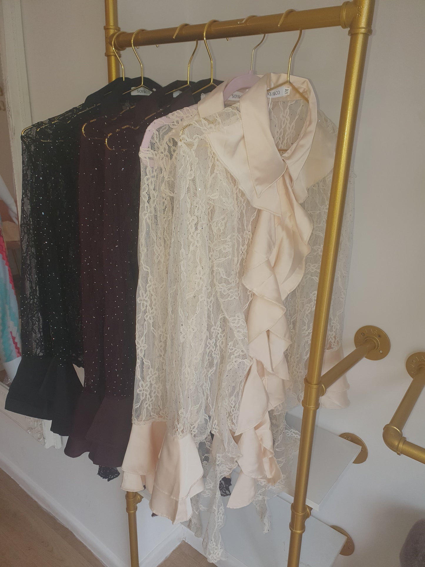 NEW frilly blouse 3 colurs