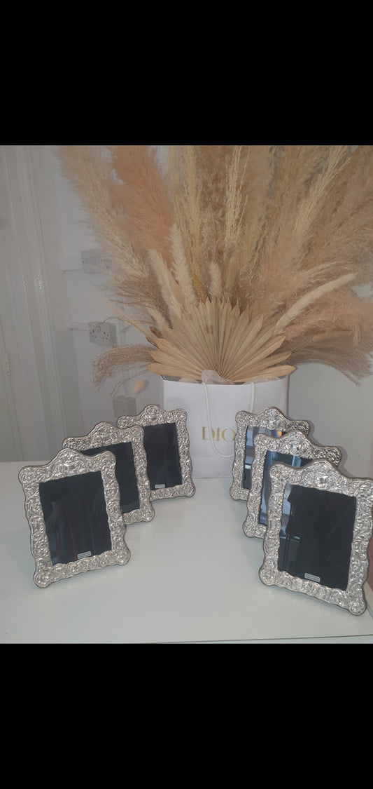Sterling silver set of 2 frames