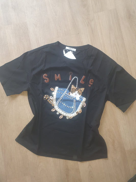 Smiles detailed t shirt